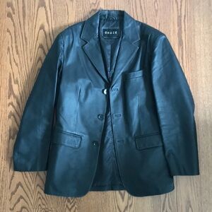 Cruze leather jacket blazer